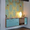 Bar - Walnut & Painted MDO (contracting by Edge Design Build)