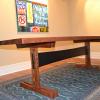 Dining Table - Bubinga & Steel